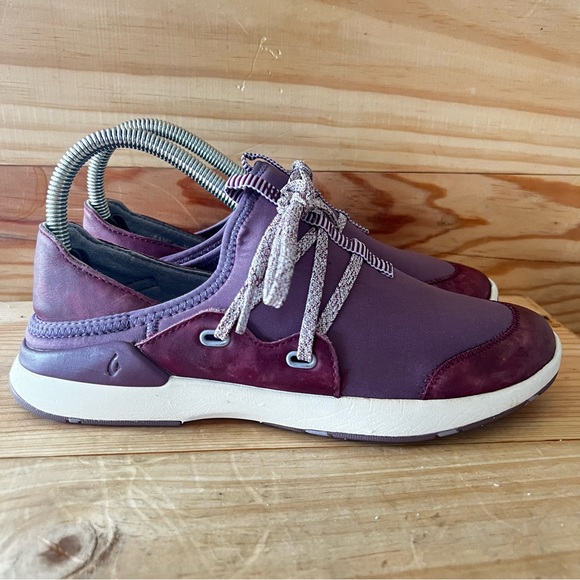 Olukai Miki Li Convertible Sneaker in Plum size 7 - Picture 13 of 16